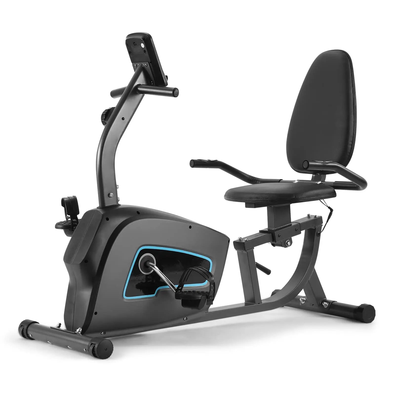 Quiet 8-Level Recumbent Bike