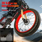 1500W Fat Tire Mountain E-Bike