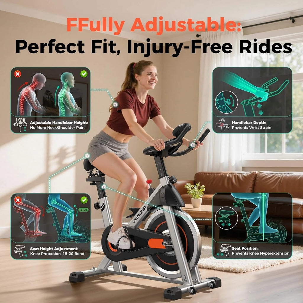 YOSUDA Magnetic Exercise Bike