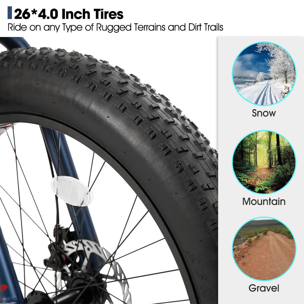 Hiland 20" Kids Fat Tire Bike