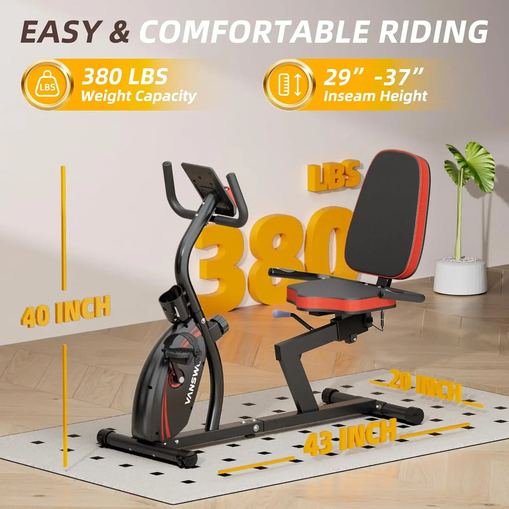 Recumbent Bike Magnetic Bluetooth