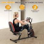 Recumbent Exercise Bike Bluetooth Resistance