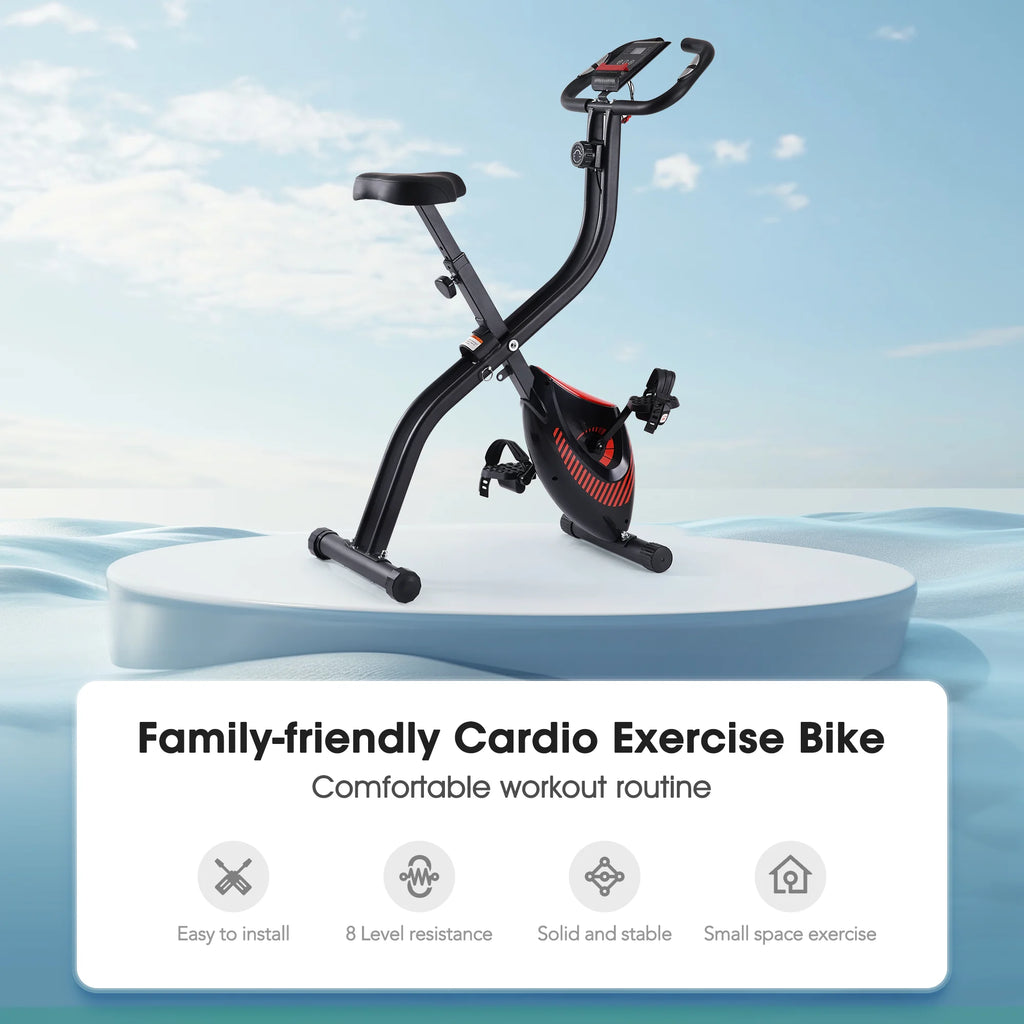 Foldable Recumbent Exercise Bike