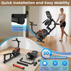 Recumbent Exercise Bike 400LB 16 Gears