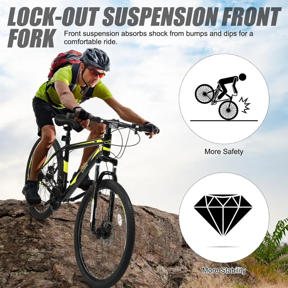 Ktaxon 21-Speed Mountain Bike