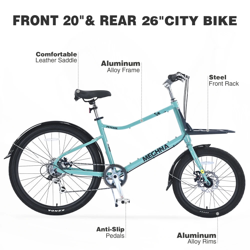 26" 7-Speed Cargo Bike Pro