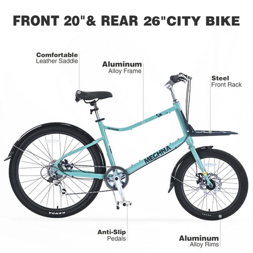 26" 7-Speed Cargo Bike Pro
