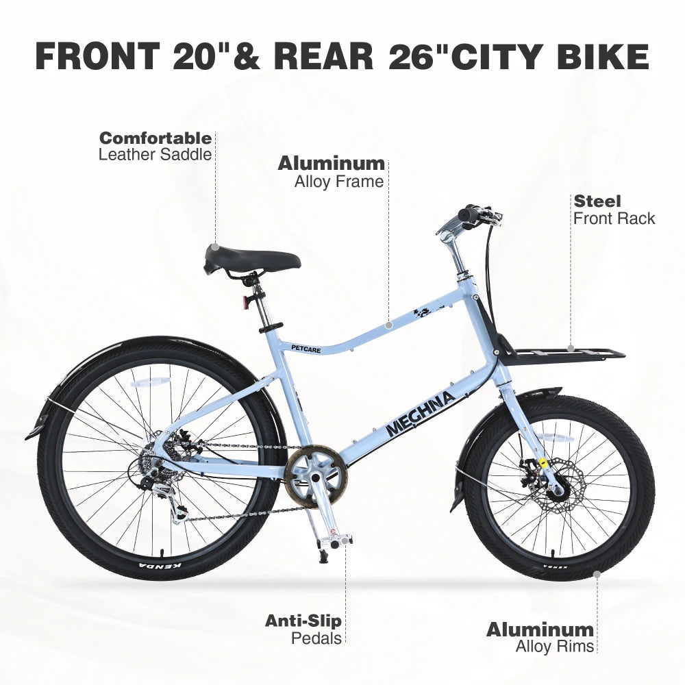 26" 7-Speed Cargo Bike