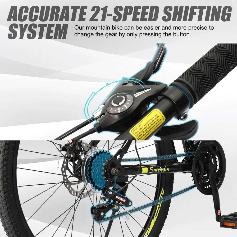 Ktaxon 21-Speed Mountain Bike