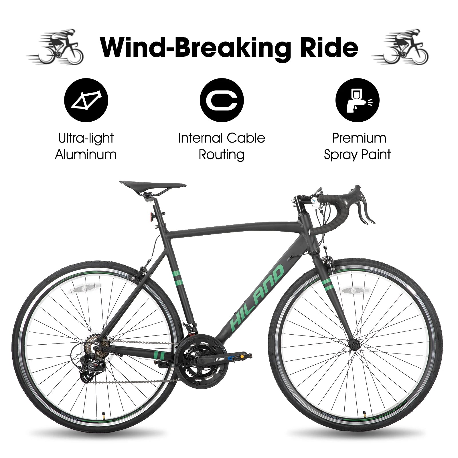 Hiland 14-Speed Road Bike
