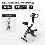 Foldable Recumbent Exercise Bike