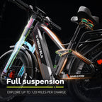 Cybervelo 26" Fat Tire E-Bike