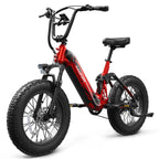 PUCKIPUPPY 20" Fat Tire E-Bike