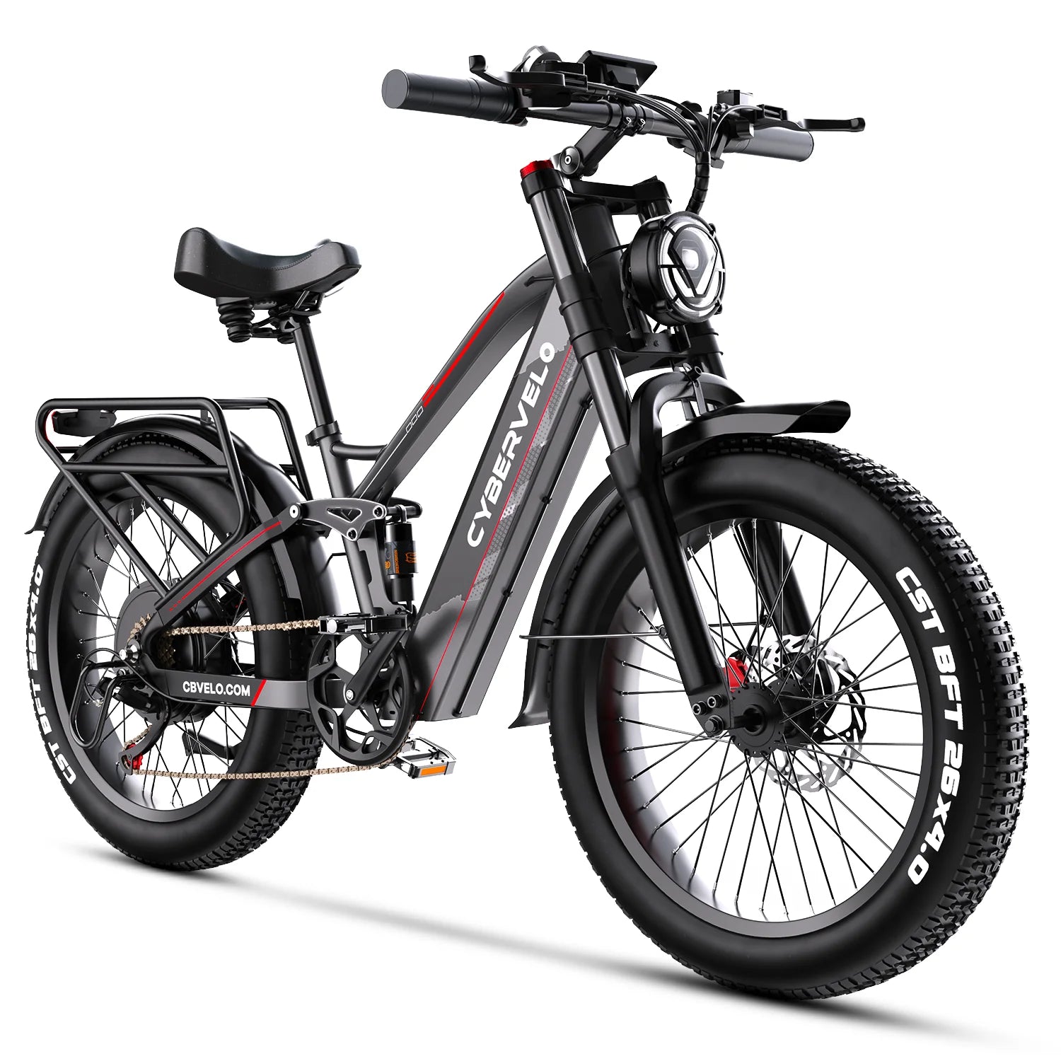 Cybervelo 26" Fat Tire E-Bike
