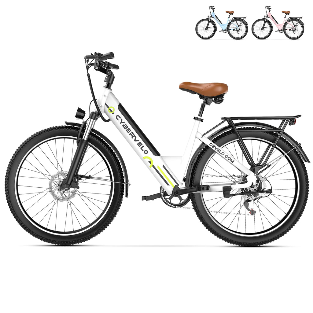 Cybervelo 26" Step-Thru E-Bike