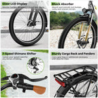 Cybervelo 26" Step-Thru E-Bike