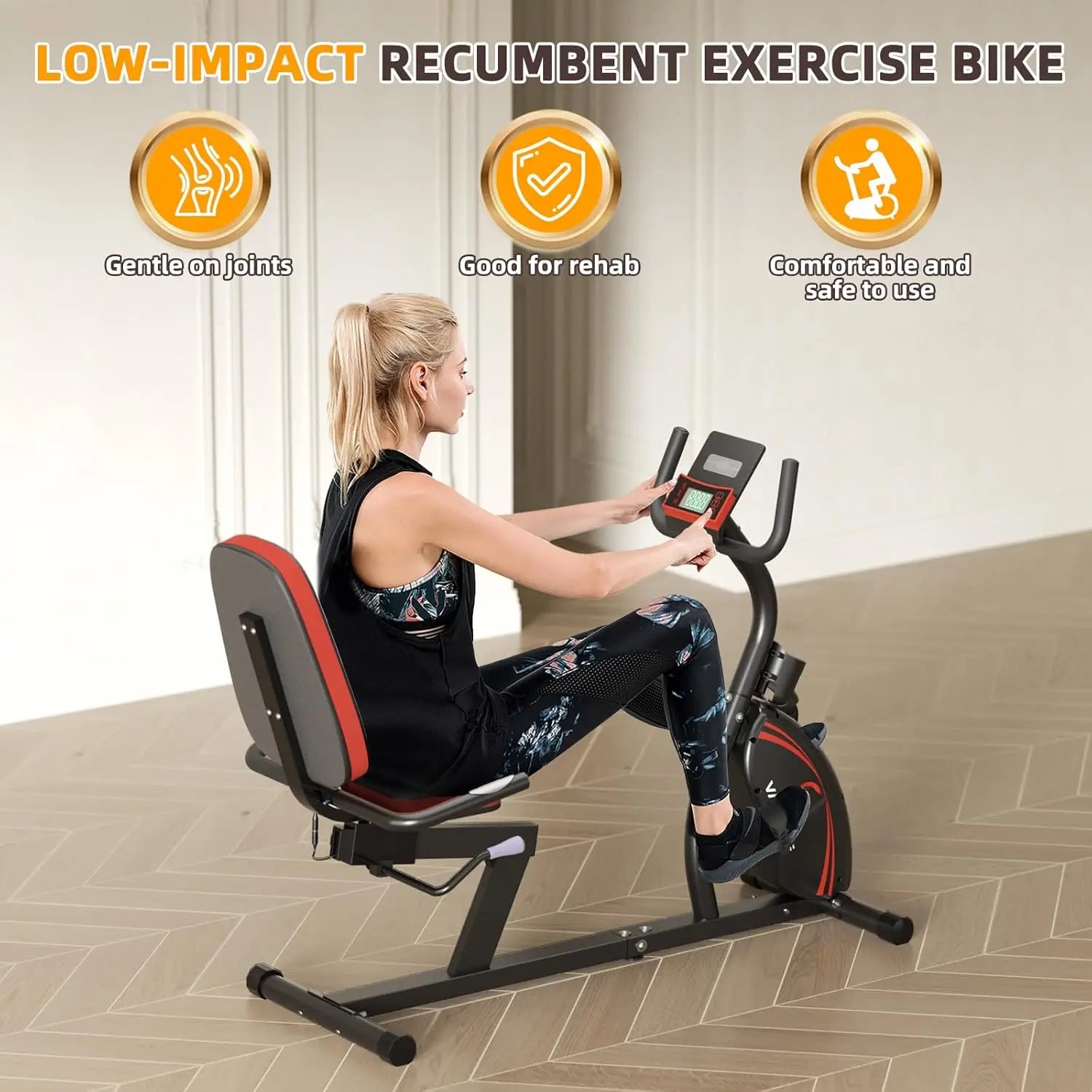 Recumbent Bike Magnetic Bluetooth