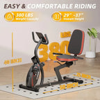 Recumbent Exercise Bike Bluetooth Resistance