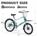 26" 7-Speed Cargo Bike Pro