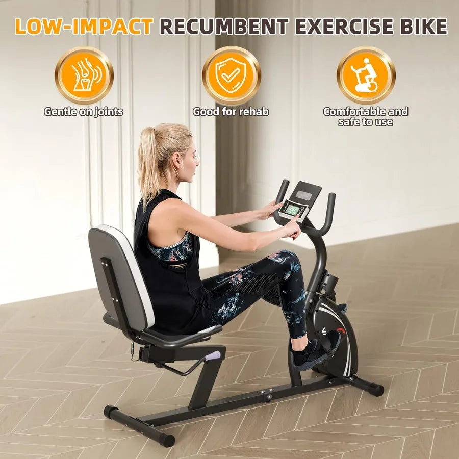 Recumbent Exercise Bike Bluetooth Resistance