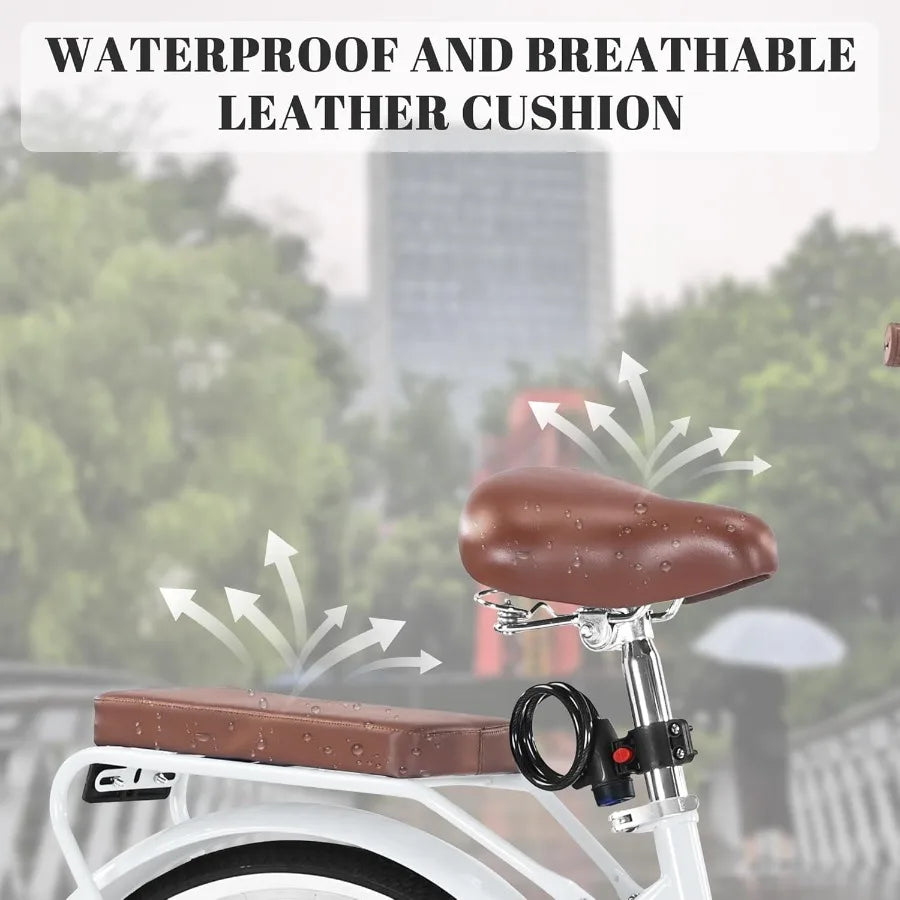 Women's Foldable Beach Cruiser Bike