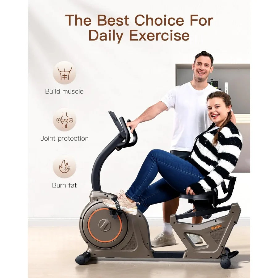 Indoor Recumbent Exercise Bike 400LB